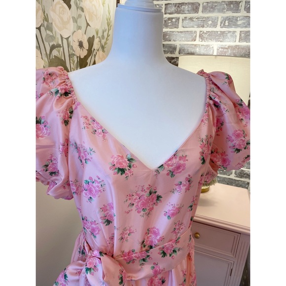 NWT LoveShackFancy x Target Cécile Puff Sleeve Dress - Picture 9 of 14